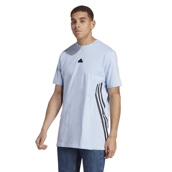 Adidas Kortärmad T-shirt Fi 3s Blå S / Regular Man