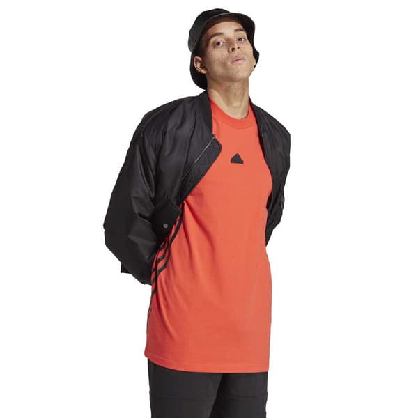 Adidas Lyhythihainen T-paita Fi 3s Oranssi S / Regular Mies