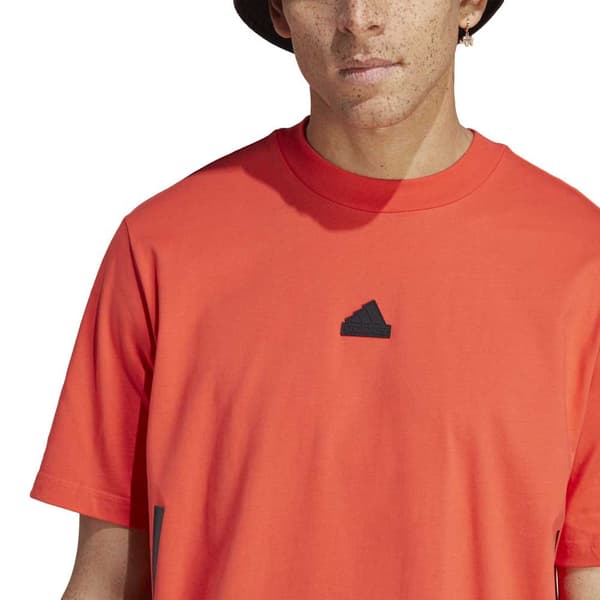 Adidas Lyhythihainen T-paita Fi 3s Oranssi S / Regular Mies