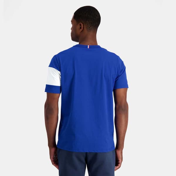 Le Coq Sportif Kortärmad T-shirt 2320726 Bat N°2 Blå L Man