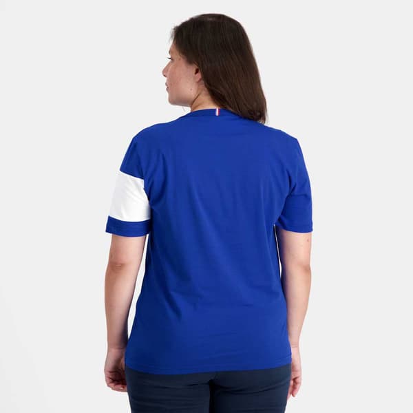 Le Coq Sportif Kortärmad T-shirt 2320726 Bat N°2 Blå L Man
