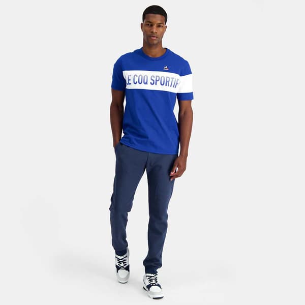 Le Coq Sportif Kortärmad T-shirt 2320726 Bat N°2 Blå L Man