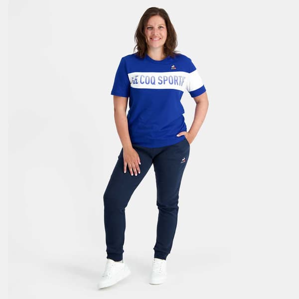 Le Coq Sportif Kortärmad T-shirt 2320726 Bat N°2 Blå L Man