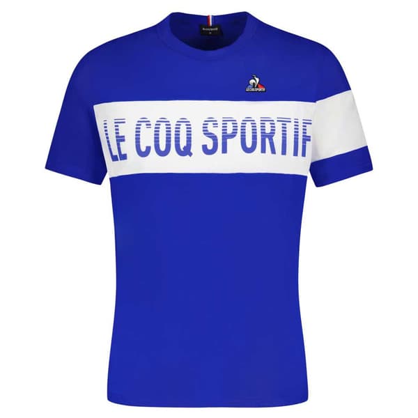 Le Coq Sportif Kortärmad T-shirt 2320726 Bat N°2 Blå L Man