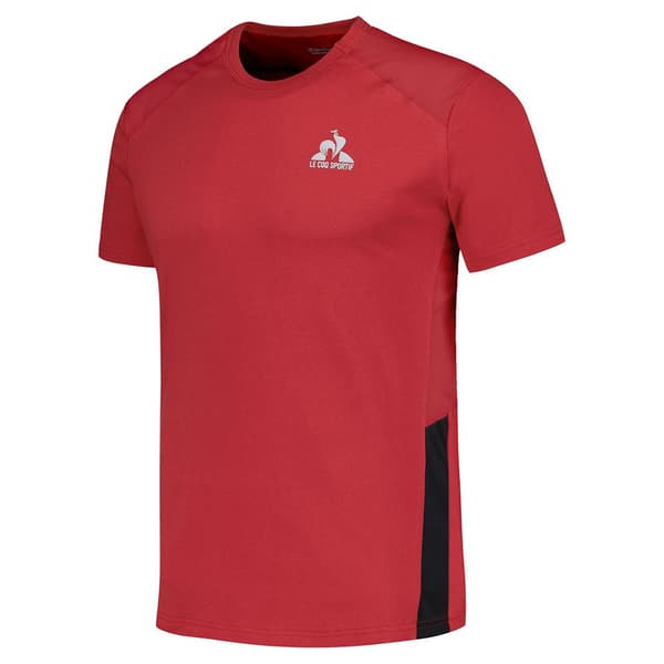Le Coq Sportif Kortärmad T-shirt 2320845 Training Sp N°1 Röd L Man