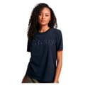 Pikkukuva 1 / 5: Superdry Lyhythihainen Pyöreä Kaula-aukkoinen T-paita Tonal Embroidered Logo Sininen S Nainen