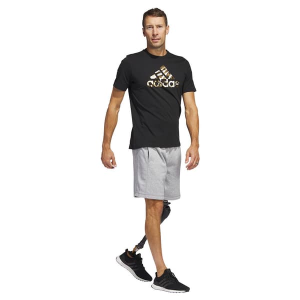 Adidas Kortärmad T-shirt Power Logo Ft Svart S / Regular Man