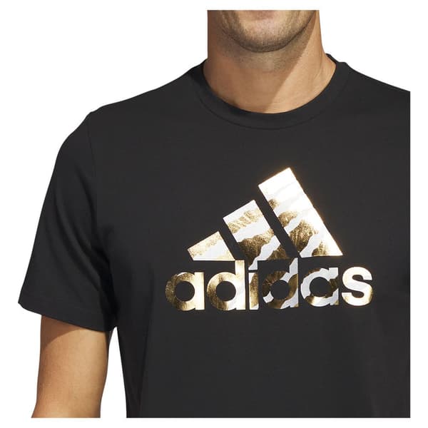 Adidas Kortärmad T-shirt Power Logo Ft Svart S / Regular Man