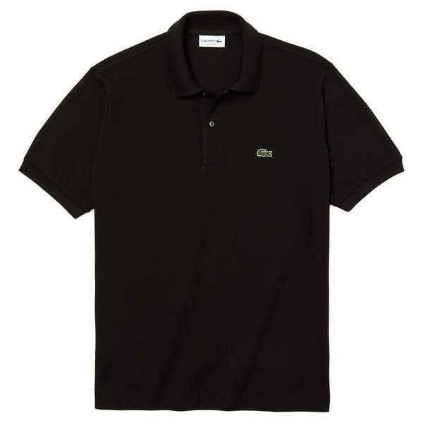 Lacoste Kortærmet Poloshirt Caiman Sort L Mand