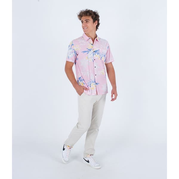 Hurley Lyhythihainen T-paita Rincon Pinkki M Mies