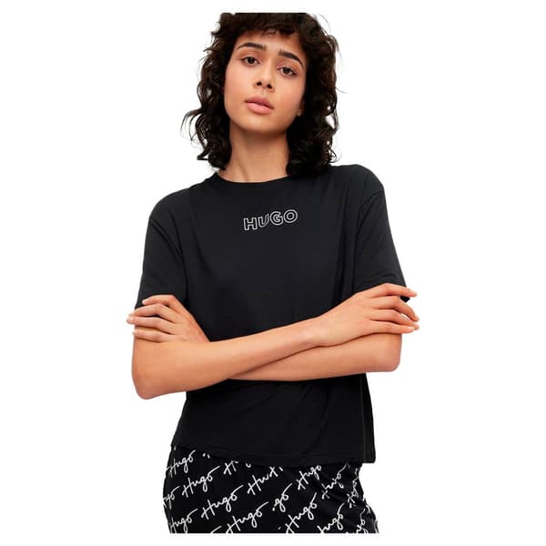 Hugo T-shirt Unite_t-shirt 10247048 Svart XS Kvinna