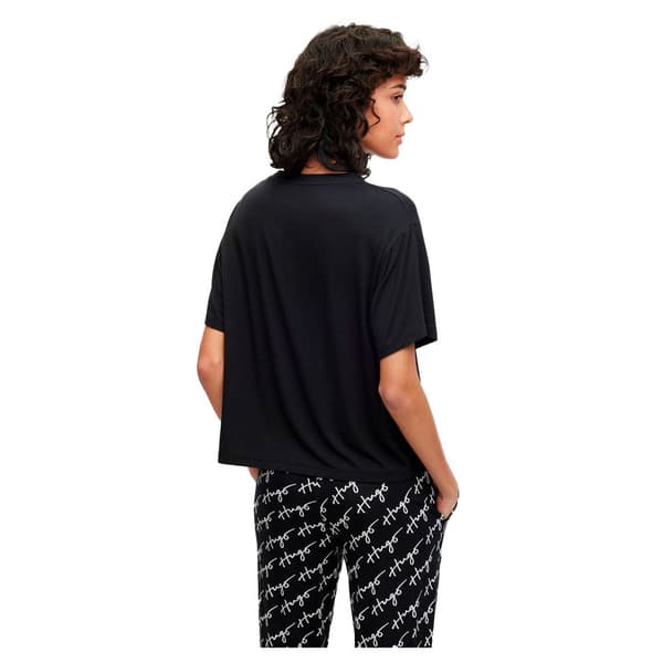 Hugo T-shirt Unite_t-shirt 10247048 Svart XS Kvinna