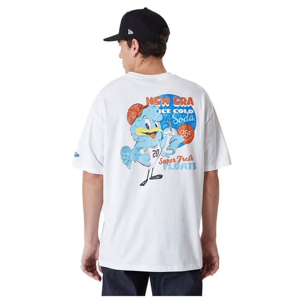 New Era Kortärmad T-shirt Character Os Vit XL Man