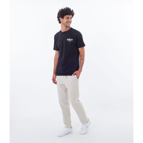 Hurley Kortærmet T-shirt M Wave Tour Sort S Mand