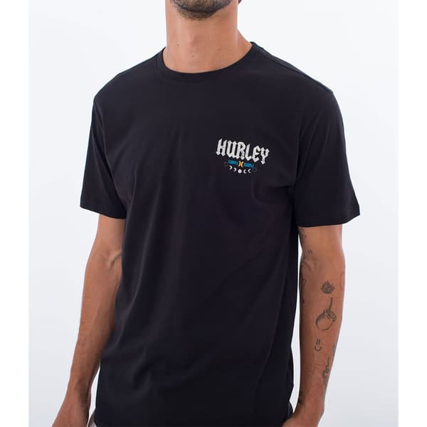 Hurley Kortærmet T-shirt M Wave Tour Sort S Mand