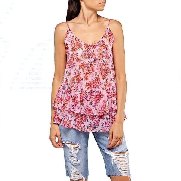Replay Ärmlös Blus W2333.000.72086 Rosa XS Kvinna