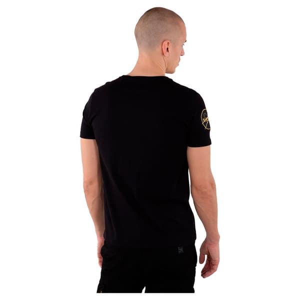 Alpha Industries Sounds Of Earth T-shirt Med Korta ärmar Svart M Man