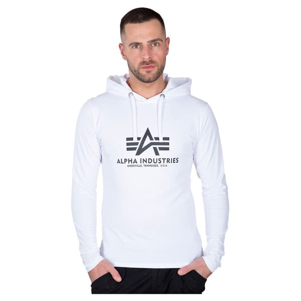 Alpha Industries Basic Heavy Pitkähihainen T-paita Valkoinen 2XL Mies