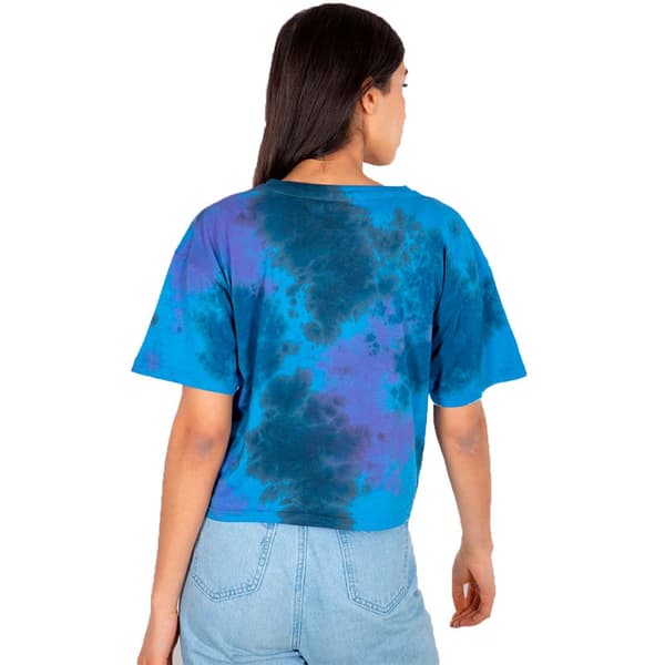 Alpha Industries Big A Batik T-shirt Med Korte ærmer Blå XS Kvinde
