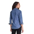 Miniatyrbild 2 av 5: Salsa Jeans Fit Bomull Långärmad Skjorta Slim Blå XS Kvinna