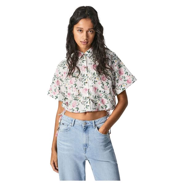Pepe Jeans Skjorta Lavinia Orange L Kvinna