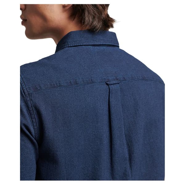 Superdry Lyhythihainen Paita Vintage Loom Sininen S Mies
