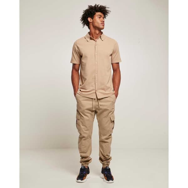 Urban Classics Lyhythihainen Paita Knitted Beige XL Mies