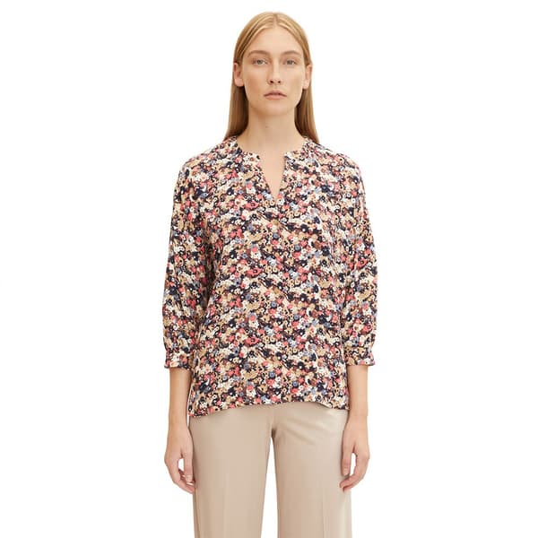 Tom Tailor Blus 1032576 Brun 36 Kvinna