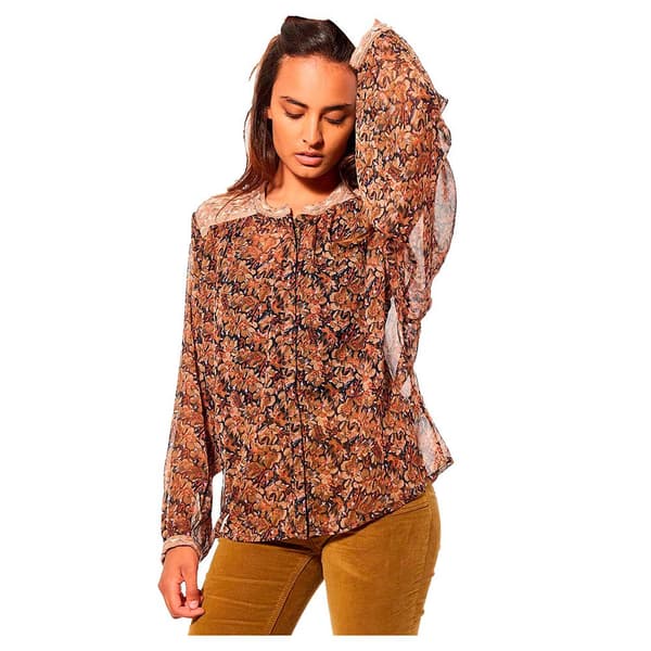 Kaporal Bluse Nety Brun L Kvinde