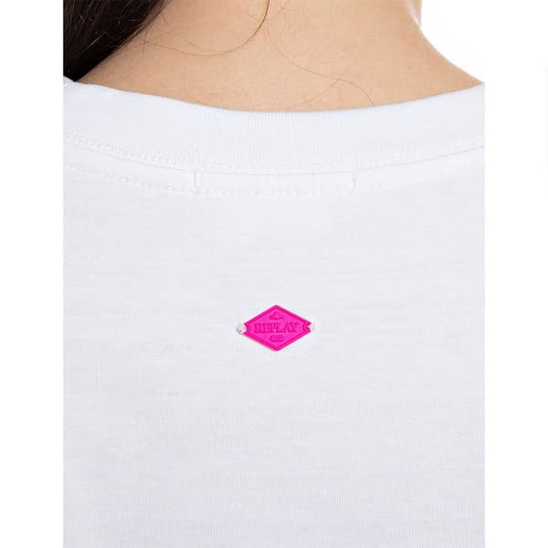 Replay Kortärmad T-shirt W3698d.000.23188p Vit S Kvinna