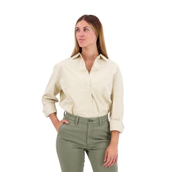 Dockers Långärmad Tröja Original Beige S Kvinna
