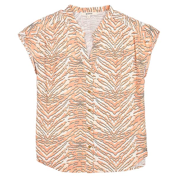 Garcia Kortärmad Tröja E30031 Orange M Kvinna