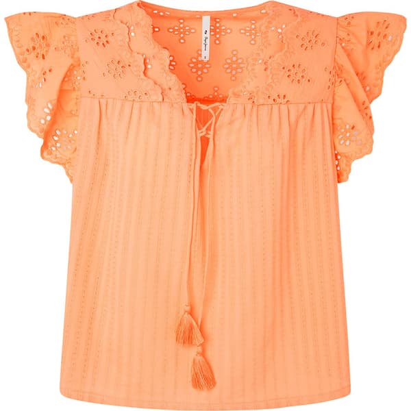 Pepe Jeans Ärmlös Tröja Anaise Orange XL Kvinna