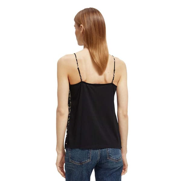 Scotch & Soda Ärmlös T-shirt 171779 Svart S Kvinna