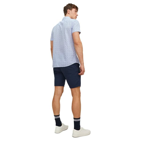 Jack & Jones Kortærmet Skjorte Blasummer Blå S Mand