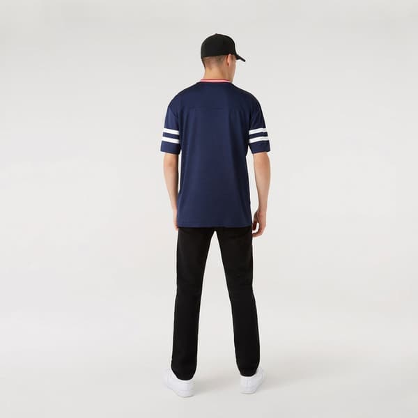 New Era Kortärmad T-shirt Nfl Mesh New England Patriots Blå XL Man