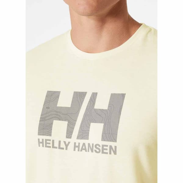 Helly Hansen Skog Recycled Graphic T-shirt Med Korta ärmar Gul S Man