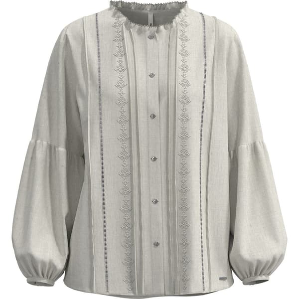 Pepe Jeans Långärmad Blus Galena Beige XL Kvinna