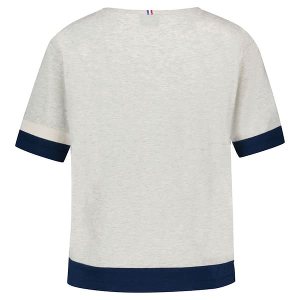 Le Coq Sportif Lyhythihainen T-paita 2320636 Saison N°2 Beige L Nainen