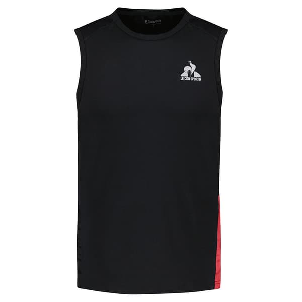 Le Coq Sportif Ærmeløs T-shirt 2320841 Training Sp N°1 Sort S Mand