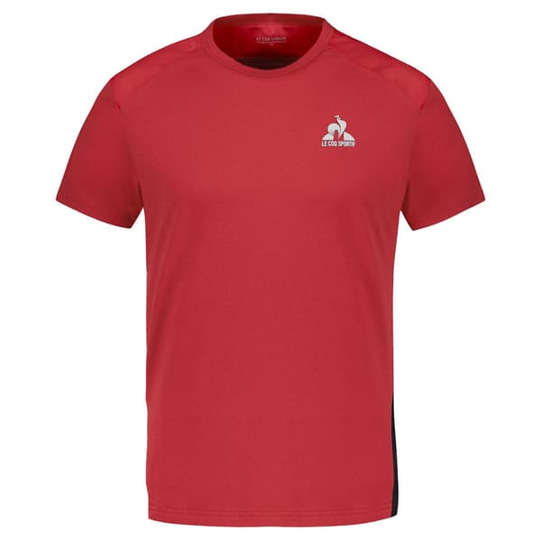 Le Coq Sportif Kortärmad T-shirt 2320845 Training Sp N°1 Röd S Man