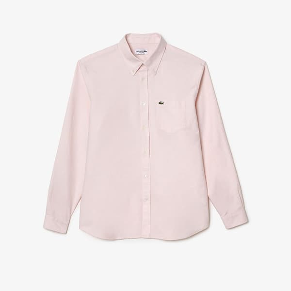 Lacoste Lang ærmet Skjorte Ch1911-00 Rosa S Mand