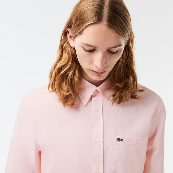 Lacoste Lang ærmet Skjorte Ch1911-00 Rosa S Mand