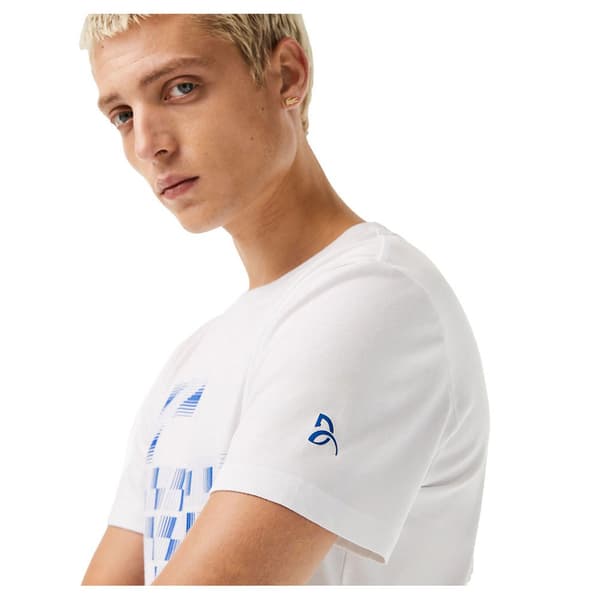 Lacoste Lyhythihainen T-paita Th9320-00 Valkoinen L Mies