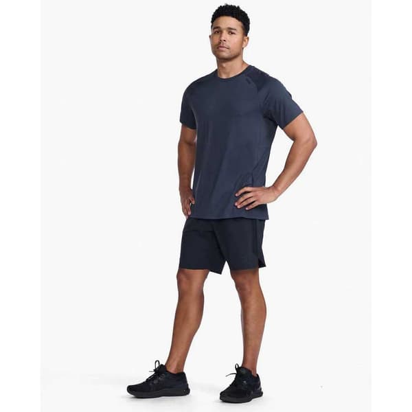 2xu Kortärmad T-shirt Motion Blå XL Man