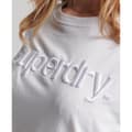 Miniatyrbild 3 av 5: Superdry Kortärmad T-shirt Med Rund Hals Tonal Embroidered Logo Vit 2XS Kvinna