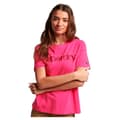 Miniatyrbild 1 av 5: Superdry Kortärmad T-shirt Med Rund Hals Tonal Embroidered Logo Rosa 2XS Kvinna