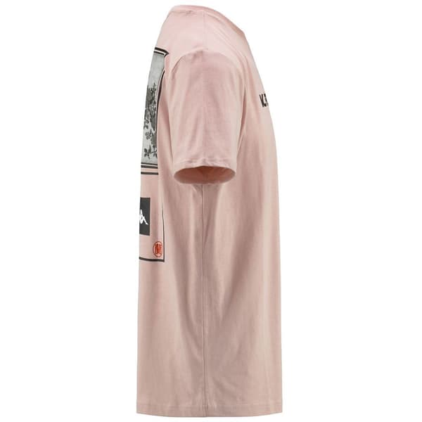 Kappa Kortärmad T-shirt Authentic Jpn Glifer Rosa M Man