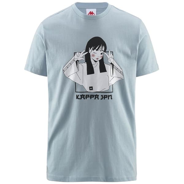 Kappa Kortärmad T-shirt Authentic Jpn Griviu Blå L Man