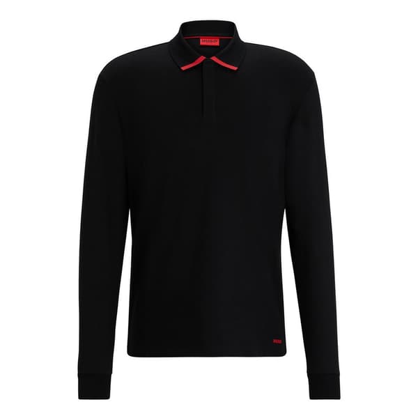 Hugo Kortärmad Piké Dalomo 10257070 Svart 2XL Man